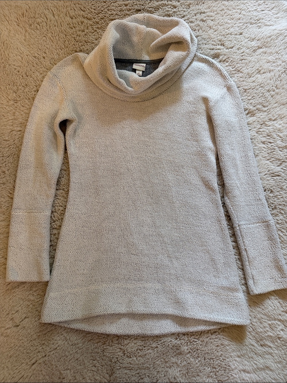 Merona Cream Cowl Neck Knit Sweater
